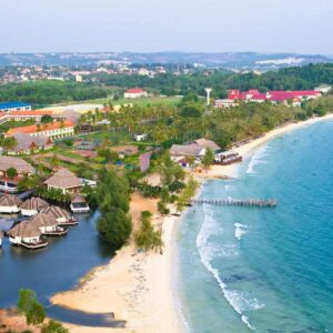 Sokha beach over view